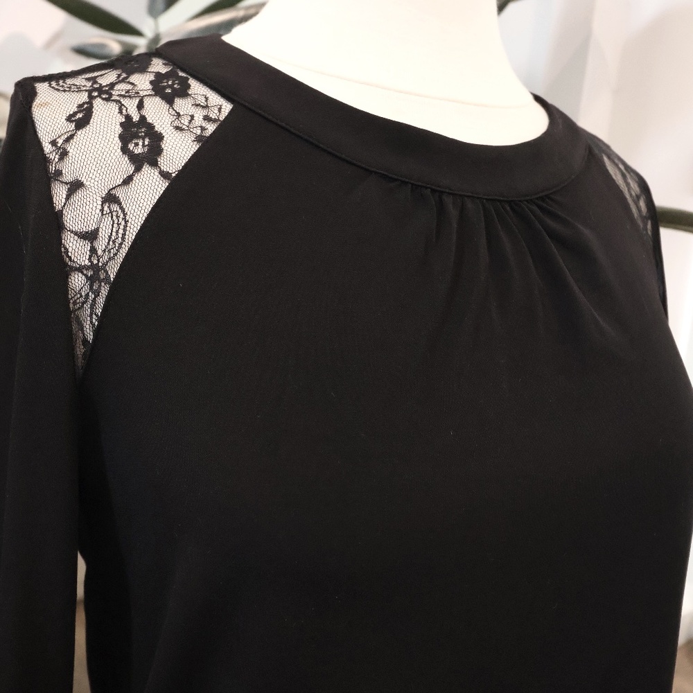 Anne Klein NWT black dress shirt size small
